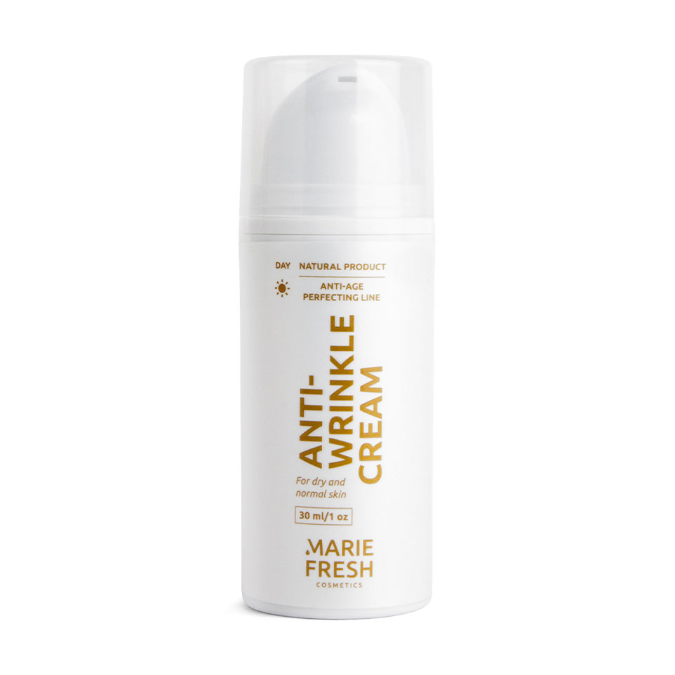 Денний крем Marie Fresh Cosmetics Anti-age Perfecting Line Anti-wrinkle Day Cream для сухої та нормальної шкіри обличчя, проти зморщок, 30 мл